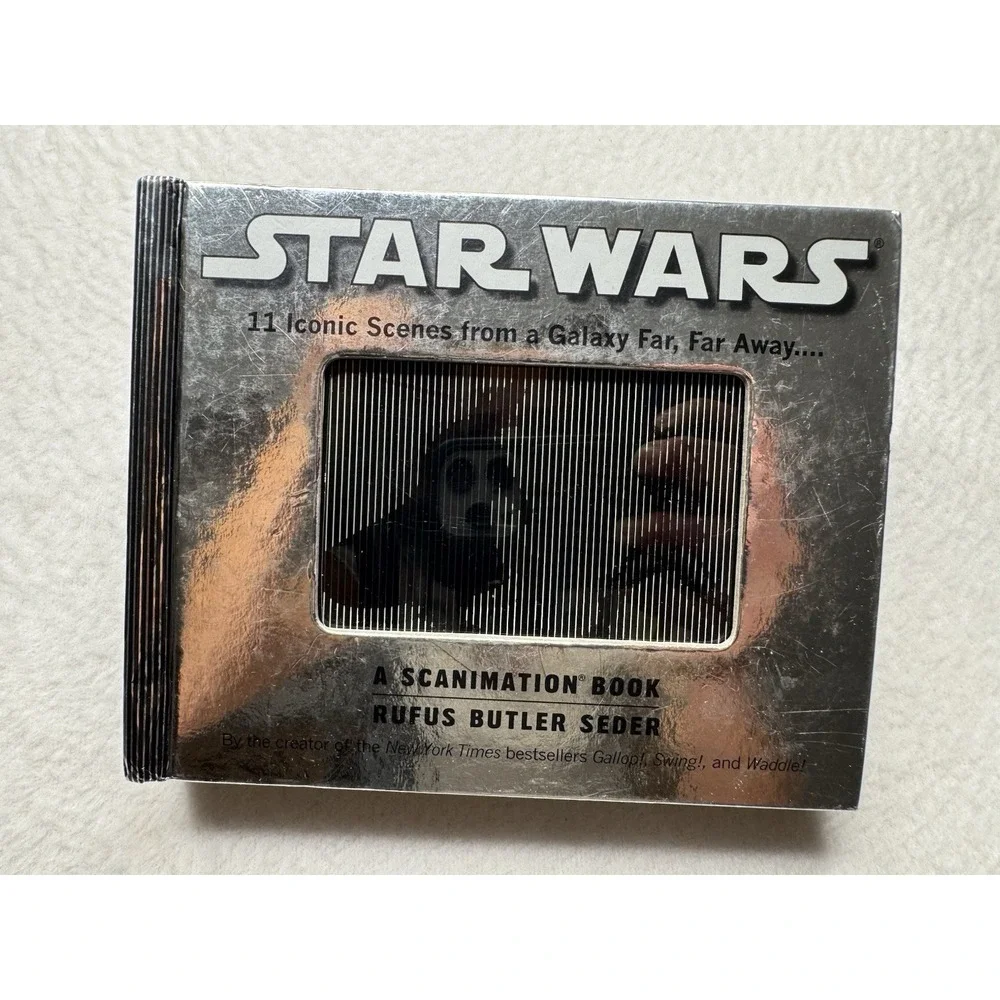 Star Wars Scanimation Book Rufus Butler Seder 11 Iconic Scenes Hardcover